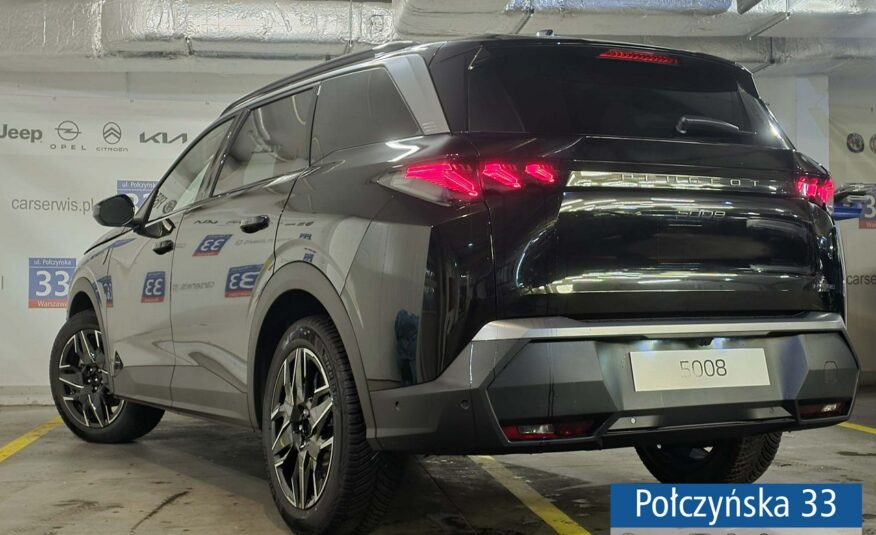 Peugeot 5008 1.2 Hybrid 145 KM eDCS6 GT|Pak. Bezp, Zimowy, Panorama|Polisa za 1 %