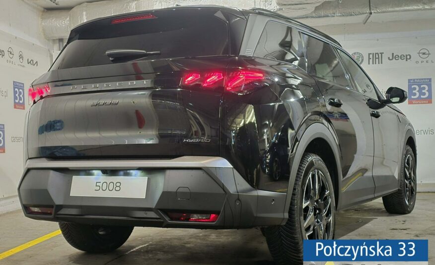 Peugeot 5008 1.2 Hybrid 145 KM eDCS6 GT|Pak. Bezp, Zimowy, Panorama|Polisa za 1 %