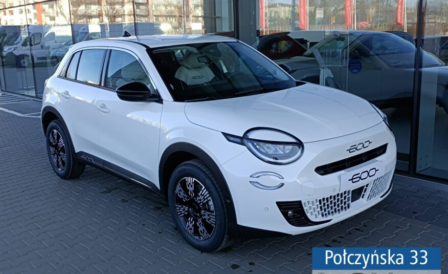 Fiat 600 1.2 110 KM e-DCT6 Hybrid  | Pakiet Styl, Komfort  |2025