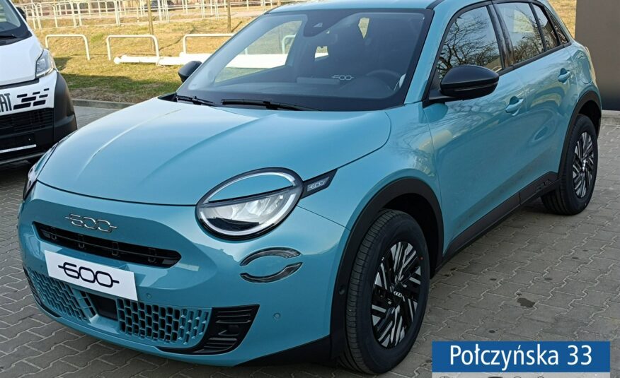 Fiat 600 1.2 110 KM DCT6 Hybrid  | Pakiet Komfort | 2025