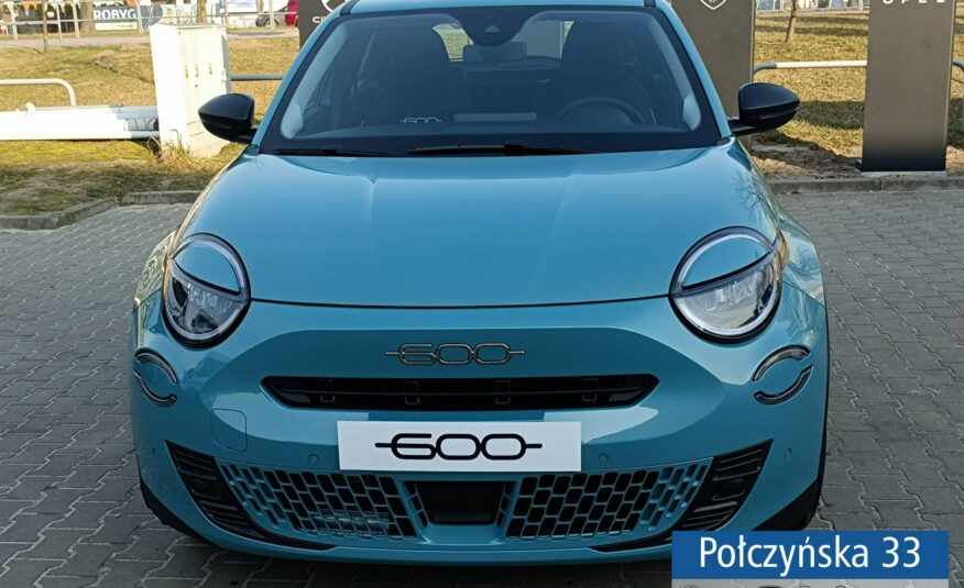 Fiat 600 1.2 110 KM DCT6 Hybrid  | Pakiet Komfort | 2025