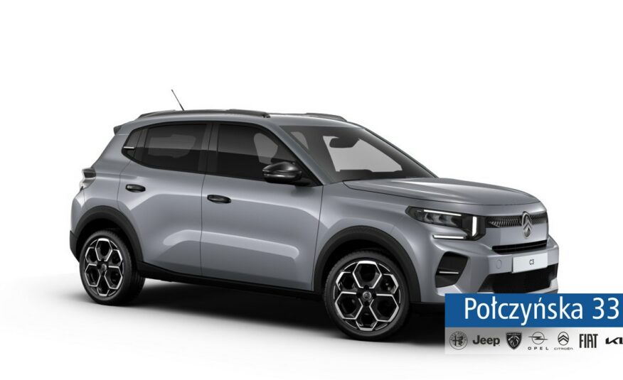 Citroen C3 1.2 Turbo 100 KM MT6 wersja Max |Mercury Grey | Nowy model 2025